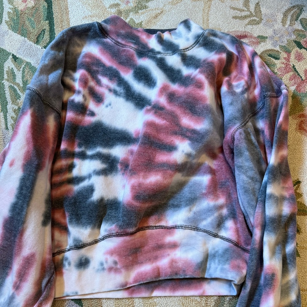 Vintage Havana purple and grey high neck crewneck